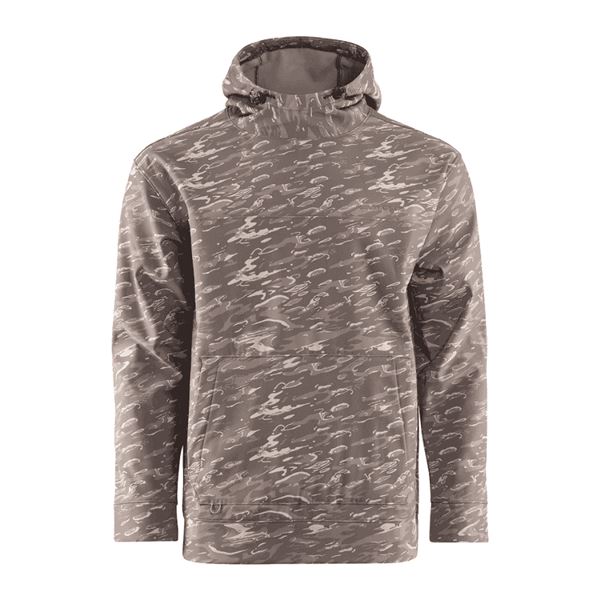 Mikina Grundéns Kryall Hoodie Stone Liquid Camo  M