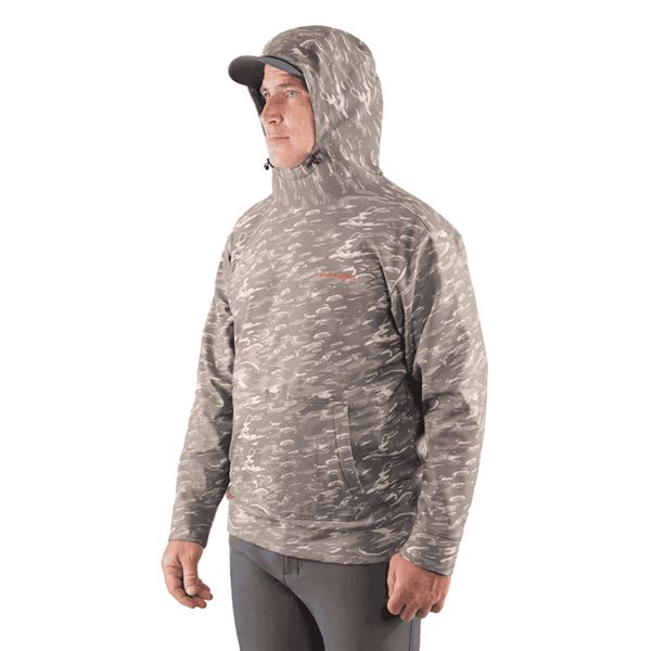 Mikina Grundéns Kryall Hoodie Stone Liquid Camo  M