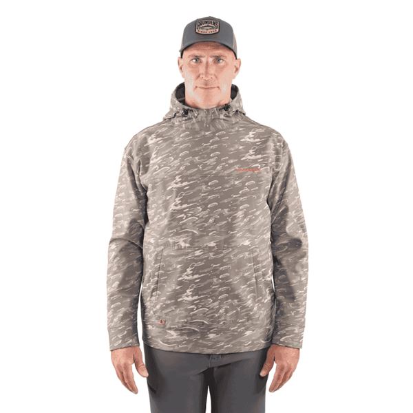 Mikina Grundéns Kryall Hoodie Stone Liquid Camo  M