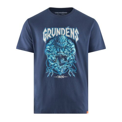 Triko Grundéns Njord SS T-Shirt Dark Navy  3XL