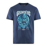 Triko Grundéns Njord SS T-Shirt Dark Navy  M