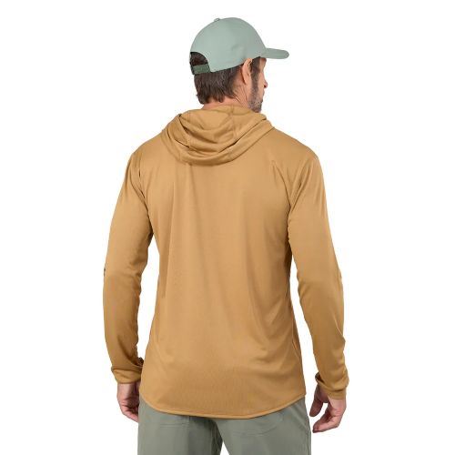 Funkční UV mikina Grundéns Tough Sun Hoodie Whiskey  M