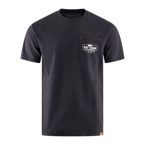Triko Grundéns Pocket Tee Black Crab Graphic L