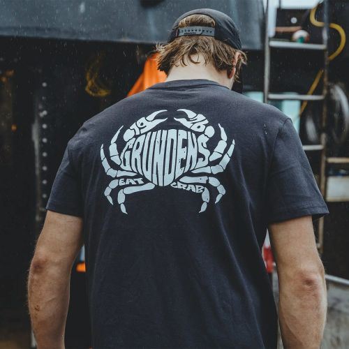 Triko Grundéns Pocket Tee Black Crab Graphic XXL