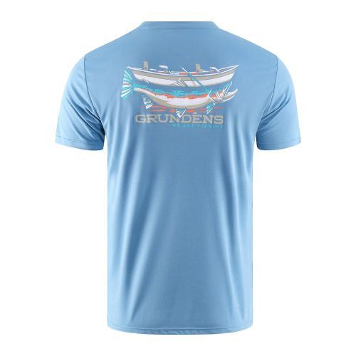 Triko Drift boat SS Tech Tee captains Blue S
