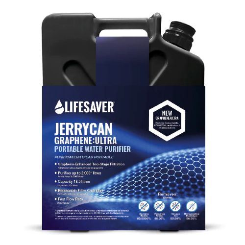 Grafenový filtr na vodu Lifesaver Jerrycan Černý