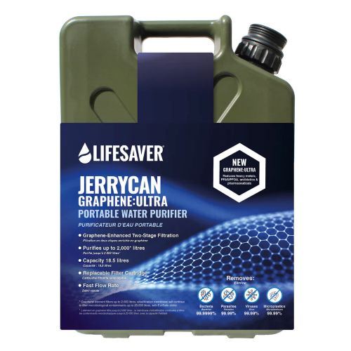 Grafenový filtr na vodu Lifesaver Jerrycan Zelený