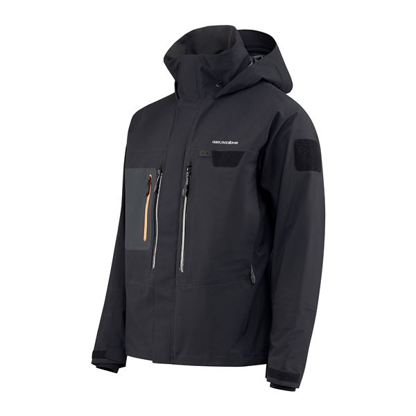 Brodící bunda Grundéns Portal Gore-Tex Pro Wading Jacket Black XL