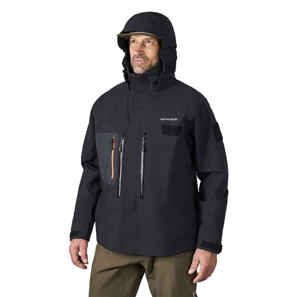 Brodící bunda Grundéns Portal Gore-Tex Pro Wading Jacket Black XL