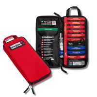 Survival First Aid Kit Slimline - Red (CZ)