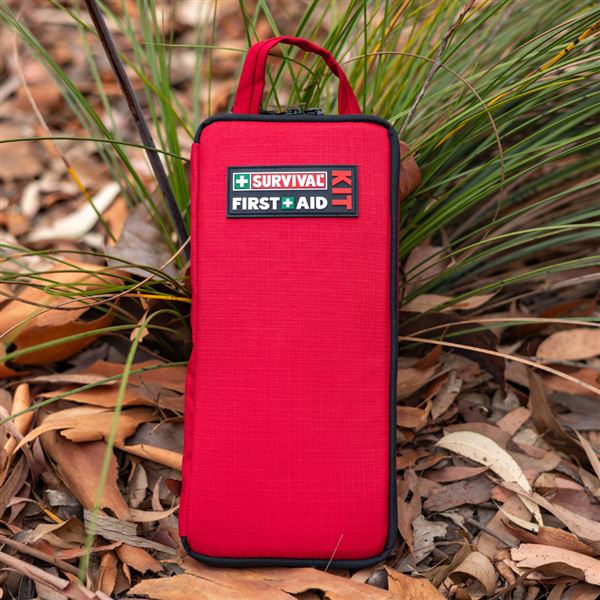 Survival First Aid Kit Slimline - Red (CZ)
