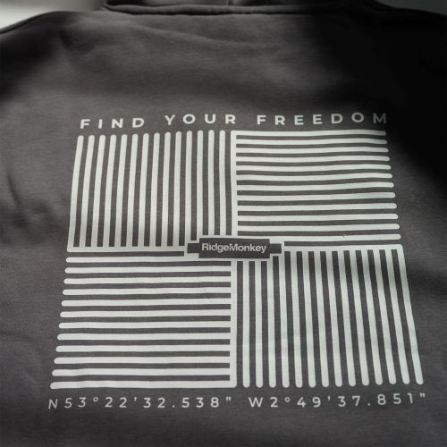 Pánská mikina s kapucí RidgeMonkey Hoody Jet  XXL
