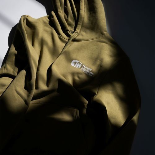 Pánská mikina s kapucí RidgeMonkey Hoody Khaki  M