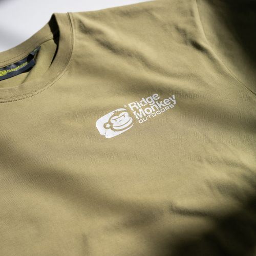 Pánské triko RidgeMonkey T Shirt Khaki  M