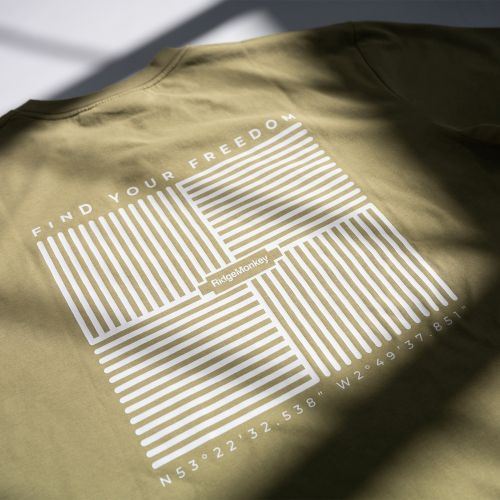 Pánské triko RidgeMonkey T Shirt Khaki  XL