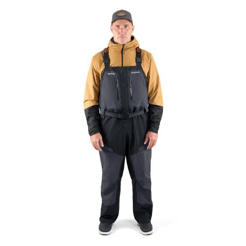 Rybářské kalhoty Grundéns Fishing Bib GORE-TEX Obsidian S