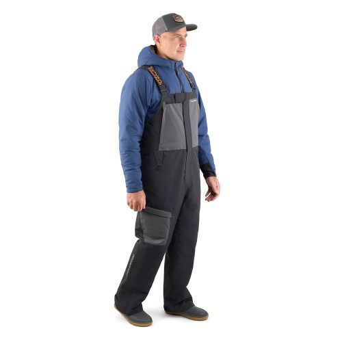 Rybářské kalhoty Grundéns Bib Black S