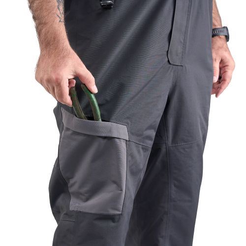 Rybářské kalhoty Grundéns Bib Black 3XL
