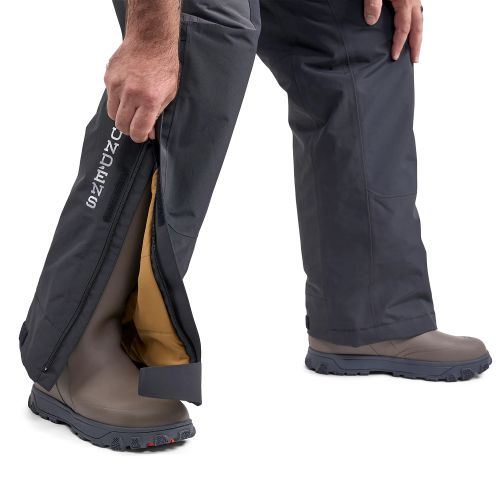 Rybářské kalhoty Grundéns Bib Black 3XL
